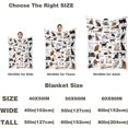 thumbnail image 4 of Cute Cat Blanket for Mens Womens, Ultra Soft Adults Cat Throw Blanket for Cat Lovers, Lightweight Cozy Cat Gifts Blanket for Christmas Thanksgiving Bed Couch Sofa 60x80in, 4 of 6