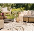 thumbnail image 4 of Liora Manne Malibu Waves Indoor Outdoor Area Rug Neutral, 4 of 7