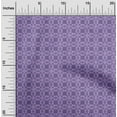 thumbnail image 2 of oneOone Polyester Lycra Violet Fabric Asian Ikat Sewing Material Print Fabric By The Yard 56 Inch Wide, 2 of 4
