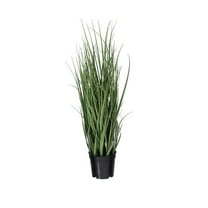 Vickerman 24" Artificial Green Potted Ryegrass.