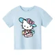 thumbnail image 3 of Camiseta de algodón de Hello Kitty, ropa para niños, ropa para niñas, camisetas Y2k Kawaii Sanrio Kuromi para bebés, camisetas de dibujos animados, camisetas casuales, 3 of 5