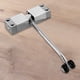 thumbnail image 1 of Cierrapuertas automático ajustable Cierrapuertas de superficie sin perforaciones Hardware de puerta silenciosa, 1 of 8