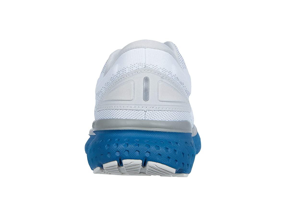 Brooks Men's Glycerin 18 Running Shoes, White/Grey/Poseidon, 10 2E(W) US - image 4 of 5