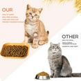 thumbnail image 6 of 8 cat bowls for food and water, 6-inch (about 15.2 cm) cat whisker fatigue cat food bowl, non-breakable wheat straw cat dish, eco-friendly pet feeding plate, 6 of 7