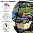 thumbnail image 6 of Uorisanigo Golf Cart Seat Covers Kit, Fit for Yamaha Club Car Ordinary Front Seat Cushion, Gay Pride LGBTQ Rainbow Golf Cart Seats Cover, No Stapler Needed, 6 of 7