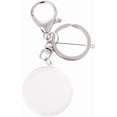 thumbnail image 1 of Acrylic Coin Holder With Pad For 30mm 27mm Keyring Alloy Keychain, Silver, 1 of 4