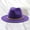 Purple, variant on ZSQDM Western Cowboy Hat for Women Classic Roll Up Buckle belt Women Retro Wide Brim Cowboy Hat beanies Hats for Men Bucket Hats Mens Caps