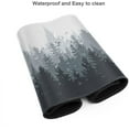 thumbnail image 3 of Fog Misty Forest Gaming Mouse Pad XL, Extended Large Full Desk Mousepad 31.5x11.8 Inch, Big with Stitched Edge, Non-Slip Long Computer Keyboard Waterproof Mat for Office & Home , X-Large, 3 of 6