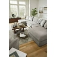 thumbnail image 6 of Avaliyah Ash Gray Chenille 3pc RAF Chaise Sectional, 6 of 11