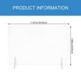 thumbnail image 2 of HLONK Desktop Dry-Erase Board Clear Message Board Office Desktop Whiteboard Acrylic Writing Board, 2 of 8