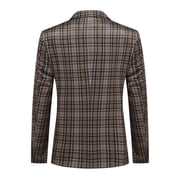 Cloudstyle Mens Two-button Single-breasted Suit Three-piece Set