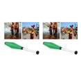 thumbnail image 1 of Advancent Malabares Clubes Palos Prendedores Comedia Jugando Juguete Principiante Payaso Púrpura Verde 2piezas, 1 of 1