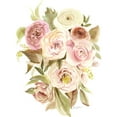 thumbnail image 2 of Talent, Kelley 19x24 Gold Ornate Wood Framed with Double Matting Museum Art Print Titled - Roses Abound, 2 of 4