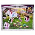 thumbnail image 4 of Blue Ribbon Champions Unicorn Grooming Set - Fantasy Toy Horse with Sounds and 12 Grooming Accessories | Children Ages 3+, 4 of 7