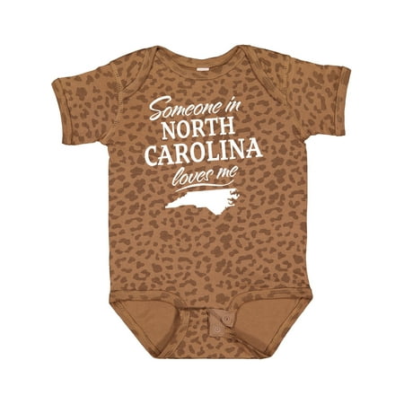 

Inktastic Someone in North Carolina Loves Me Gift Baby Boy or Baby Girl Bodysuit
