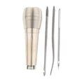 thumbnail image 2 of 3pcs Canvas Leather Sewing Awl Hand Stitcher Tools for Shoes Repair, 2 of 6
