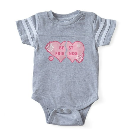 CafePress - Best Friends Pink New - Cute Infant Baby Football