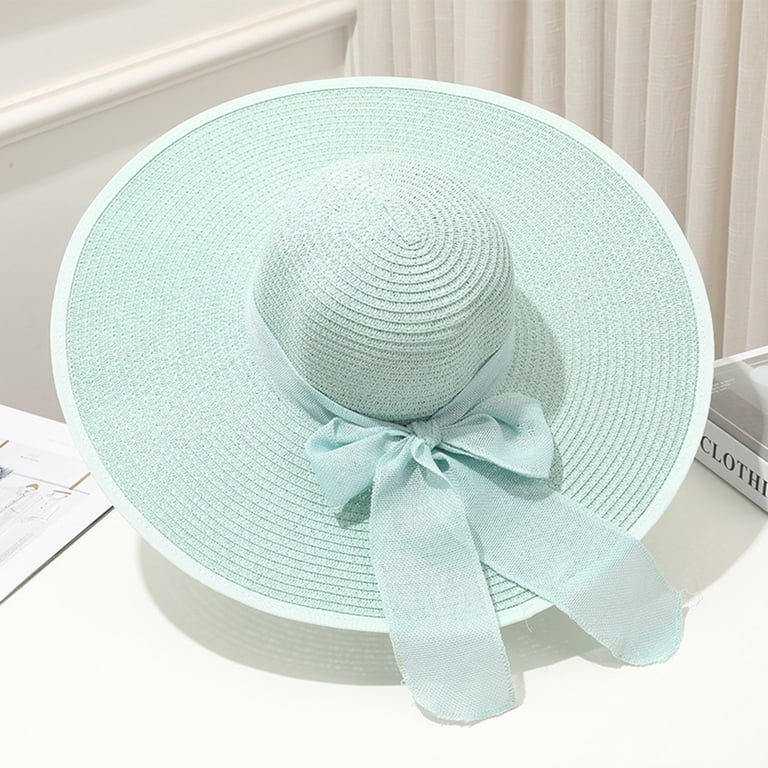 Elegant Teal Women\'s Hat with Bow Teal Blue Kentucky Derby Hat Large Royal Ascot Fascinator  main image 3