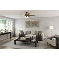 thumbnail image 5 of Hunter - Amberlin Indoor Ceiling Fan With Light, 52-inch, Noble Bronze, Casual-style, 3-speed WhisperWind Motor, 53215, for Living Rooms, Bedrooms, 5 of 16