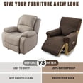 thumbnail image 5 of Quilted Stretch Recliner Covers, Anti-Slip , Power Lift Recliner Sofa Covers with Storage Pockets & Elastic Straps, Furniture Protector, 5 of 8