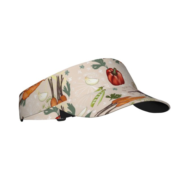 Balery Cute Vegetables Gorra deportiva con visera ajustable para mujer y hombre (talla única)