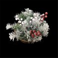 thumbnail image 3 of Cesta colgante navideña artificial, decorada, racimos de bayas, decoración navideña de colección C como se muestra, como se muestra, 3 of 5