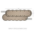 thumbnail image 3 of Raven Harvest Simplify Stencil Table Runner 12x48 Braided Cotton, 3 of 3
