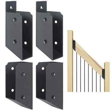 Stainless Steel 2x4In(Actually 1 ½ x 3 ½In) Deck Railing Connector,C