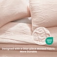 thumbnail image 3 of Sleep Zone Ultrasonic Medallion Quilt Set Twin, Soft Lightweight Bedspread, All-Season Coverlet (Rose Pink, Twin), 3 of 8