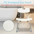 thumbnail image 2 of Shower Chair with Adjustable Legs Up to 220lb Non-slip Shower Bench Waterproof Bath Chair for Elderly  Removable Back, 2 of 6