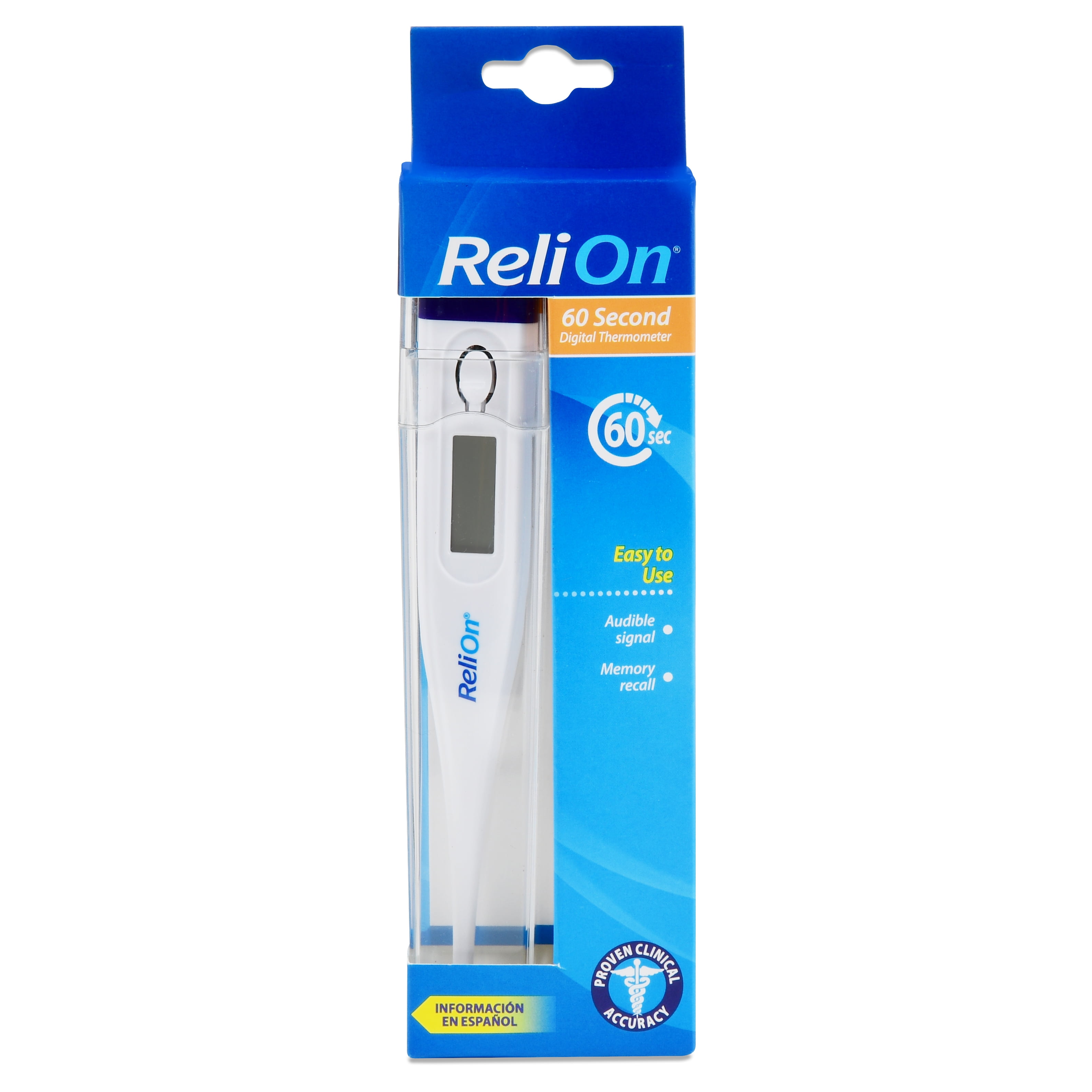 ReliOn 60 Second Digital Thermometer - Walmart.com - Walmart.com