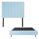 thumbnail image 1 of Box Base Cama Matrimonial + Cabecera Argos Azul, 1 of 11