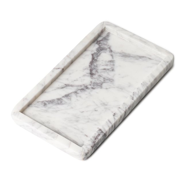 Bandeja Cork & Mill Marble de 8,75 x 5 cm para baño o cocina
