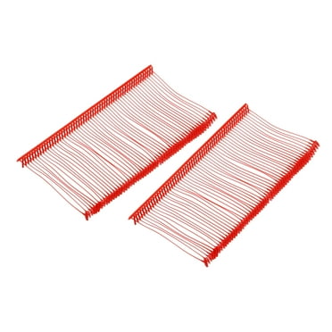 Uxcell 3000pcs Standard Tag Gun Fasteners 2.2x0.3 Inch Red Garment Tag Barbs Attachments