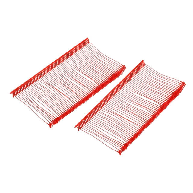 Uxcell 3000 Pcs Attaches Standard pour Pistolet 2.2x0.3 Pouces Rouges Attaches pour Vêtements