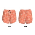 thumbnail image 3 of Balery Beautiful Corals Pantalones cortos deportivos para mujer con forro y dos bolsillos, elásticos, para entrenamiento, gimnasio, yoga-X-Large, 3 of 7