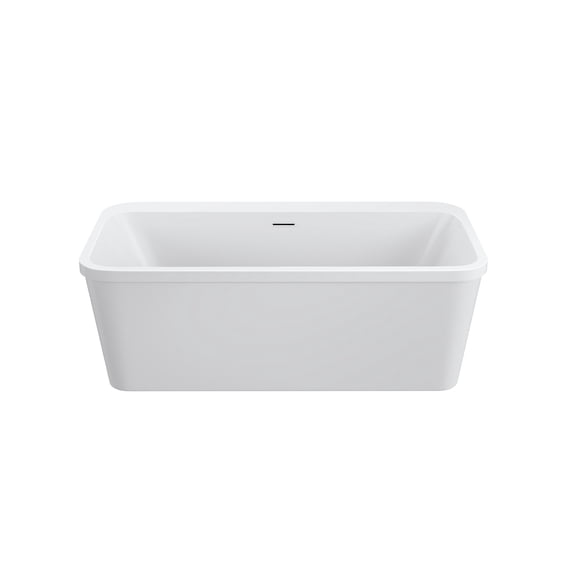Proflo PFFSR6634WH Borealis 66" Free Standing Acrylic Soaking Tub - White