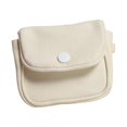 thumbnail image 1 of Monedero pequeño y duradero de lona portátil para mujer, cartera ligera con botón a presión, bolsa para lápiz labial, tarjeta de crédito, auricular y , blanco Salvador Monedero de lona, 1 of 10