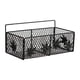 thumbnail image 1 of Cesta colgante para cocina, contenedor de almacenamiento, organizador de fregadero de metal, decoración sobre gabinete Negro, 1 of 7