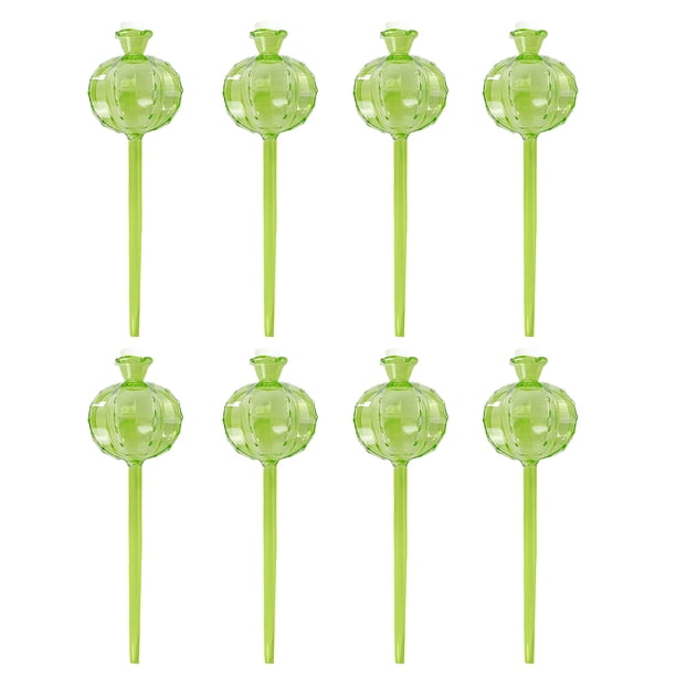 Maceta con diseño de cactus y bulbo de autorriego, dispositivo de riego automático, globos de riego para plantas de interior, riego para vacaciones.