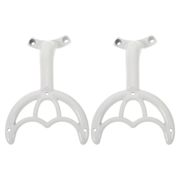 FRCOLOR White Zinc Alloy Ceiling Fan Blade Arms for Easy Replacement and Extended Usage 2pcs