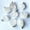 Clear quartz, variant on 10PCS Natural Gemstone Necklace Chakra Stone Pendant Energy Healing Crystal-Aquamarine