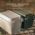 thumbnail image 4 of 0.9L Black Portable Mini Storage Organizer with Removable Lid – Durable, Easy-Clean Container for Camping, Barbecue Tools, Condiment Bottles & Small Items – Indoor/Outdoor Versatile Desk/Tabletop, 4 of 6