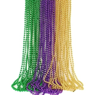 26 Giant Pearl Theme Beads - Big Mardi Gras Beads Beads from Beads by the  Dozen, New Orleans