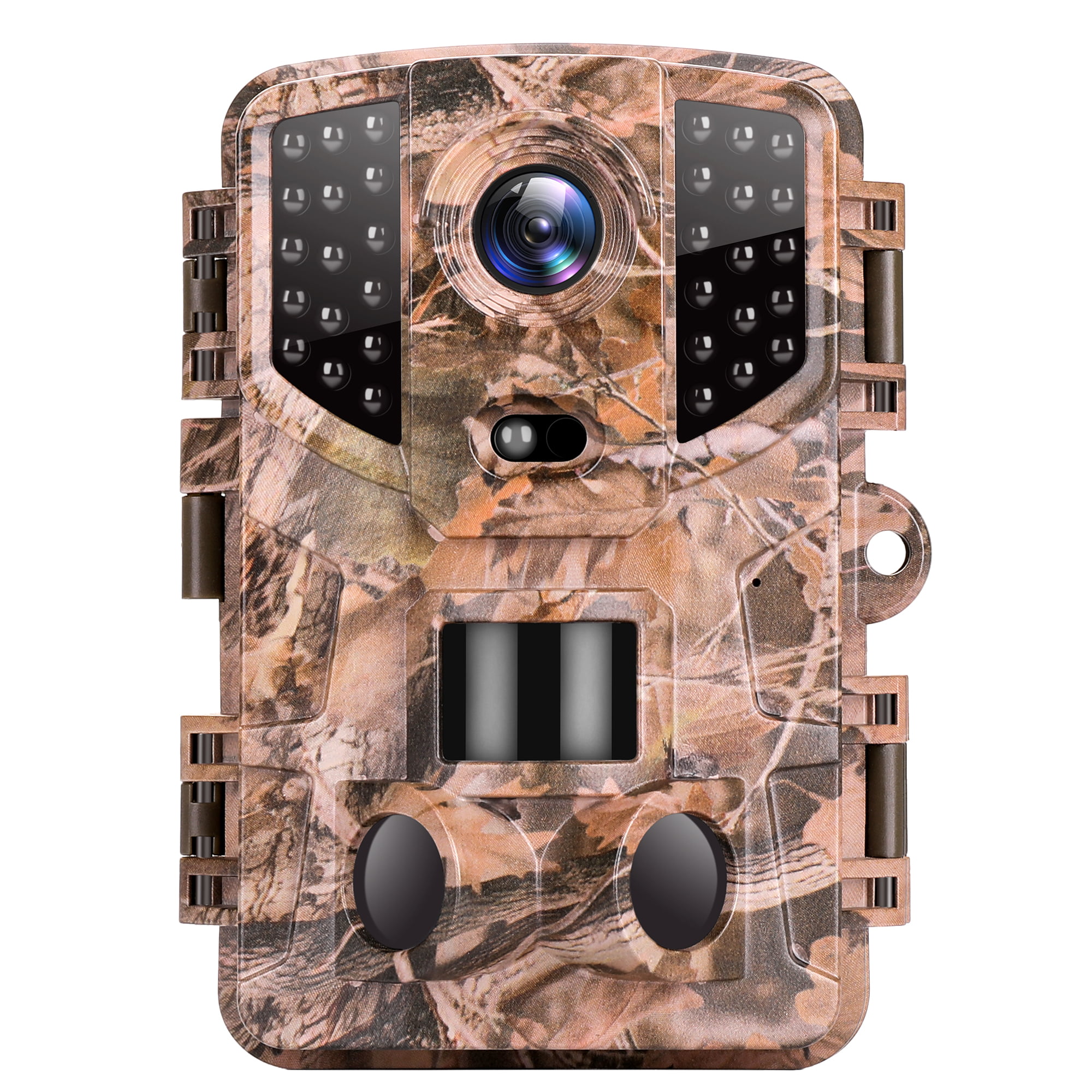【2 Pack】 20Mp Trail Camera 1080P Game Camera with 3 PIR Sensors Motion Activated 