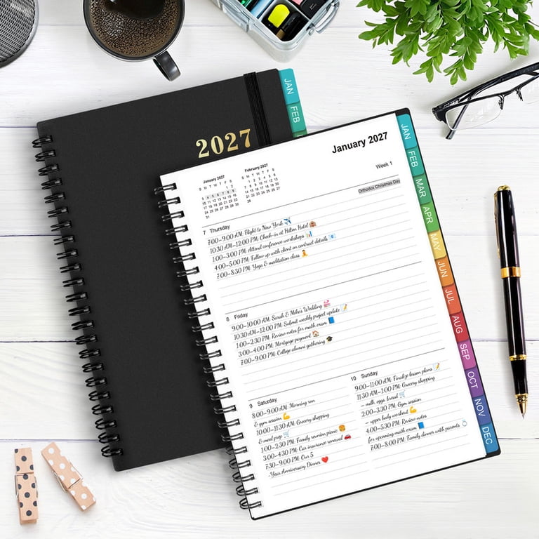 OMEYA 2027 Weekly and Monthly Planner, 5.5x8.2in photo 3