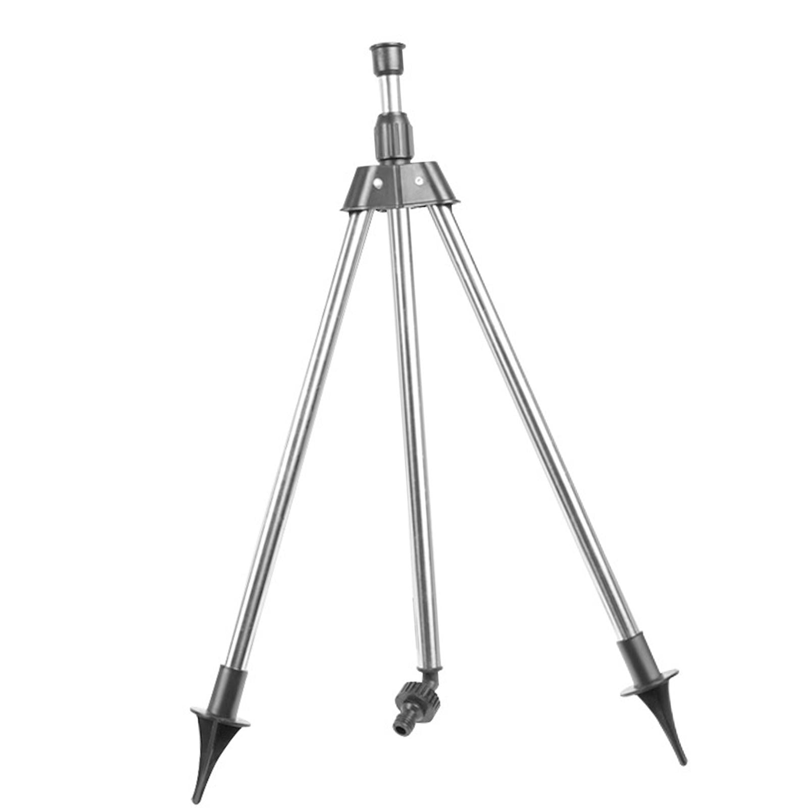 Nishiyuenyi Adjustable Impact Traveling Sprinkler Tripod Base Stainless Steel for Yard Plant