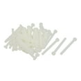 thumbnail image 1 of Unique Bargains M5 x 50mm Full Thread Nylon Métrique Hexagonale Tête Bouchon Vis Boulon 50 Pcs, 1 of 1