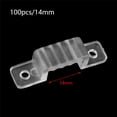 thumbnail image 2 of Led Light Strip Mounting Clip 5730 / 2835 / 5050 Mounting Holder Translucent Snap (Width 14mm, 100 Pieces / Package), 2 of 10
