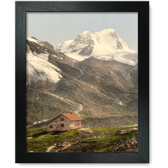 Framed Print: Stubaithal (I.E., Stubaital), Dresdenerhut And Schaufelspitze